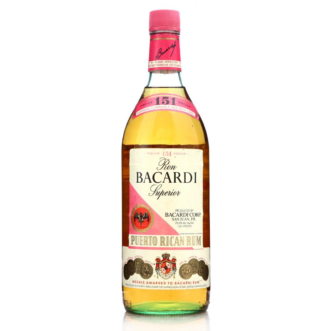 Bacardi Superior 151 Litre Rum | Rum Auctioneer